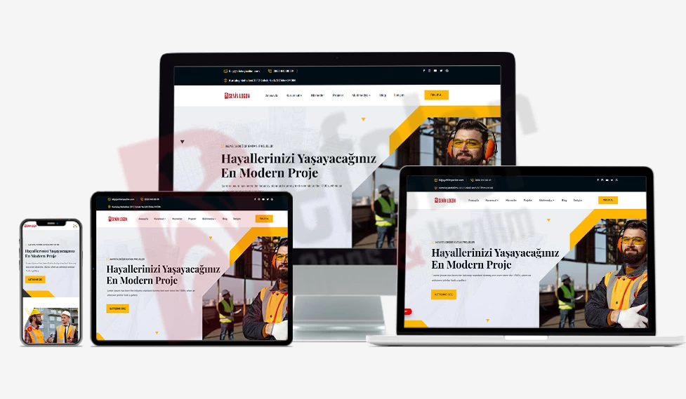 İNŞAAT WEB SİTESİ - V3 CORE