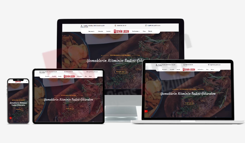 RESTORAN WEB SİTESİ - V1 CORE