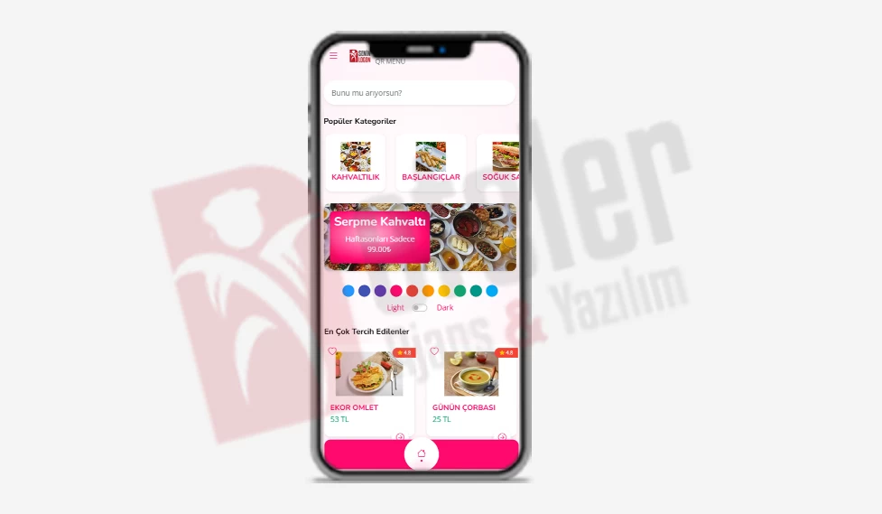 QR MENÜ WEB SİTESİ - QR MENÜ CORE